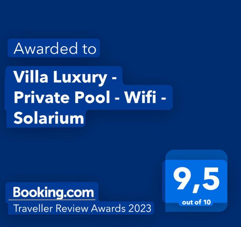 אליקאנטה Villa Luxury - Private Pool - Wifi - Solarium מראה חיצוני תמונה
