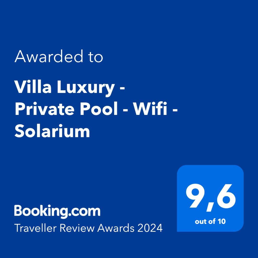 אליקאנטה Villa Luxury - Private Pool - Wifi - Solarium מראה חיצוני תמונה